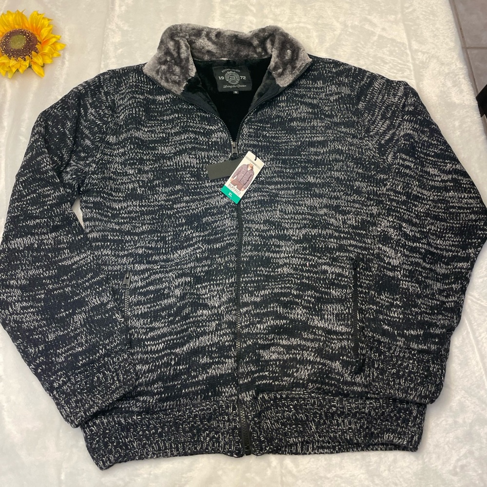 Buffalo David Bitton zip sweater jacket size XL NWT